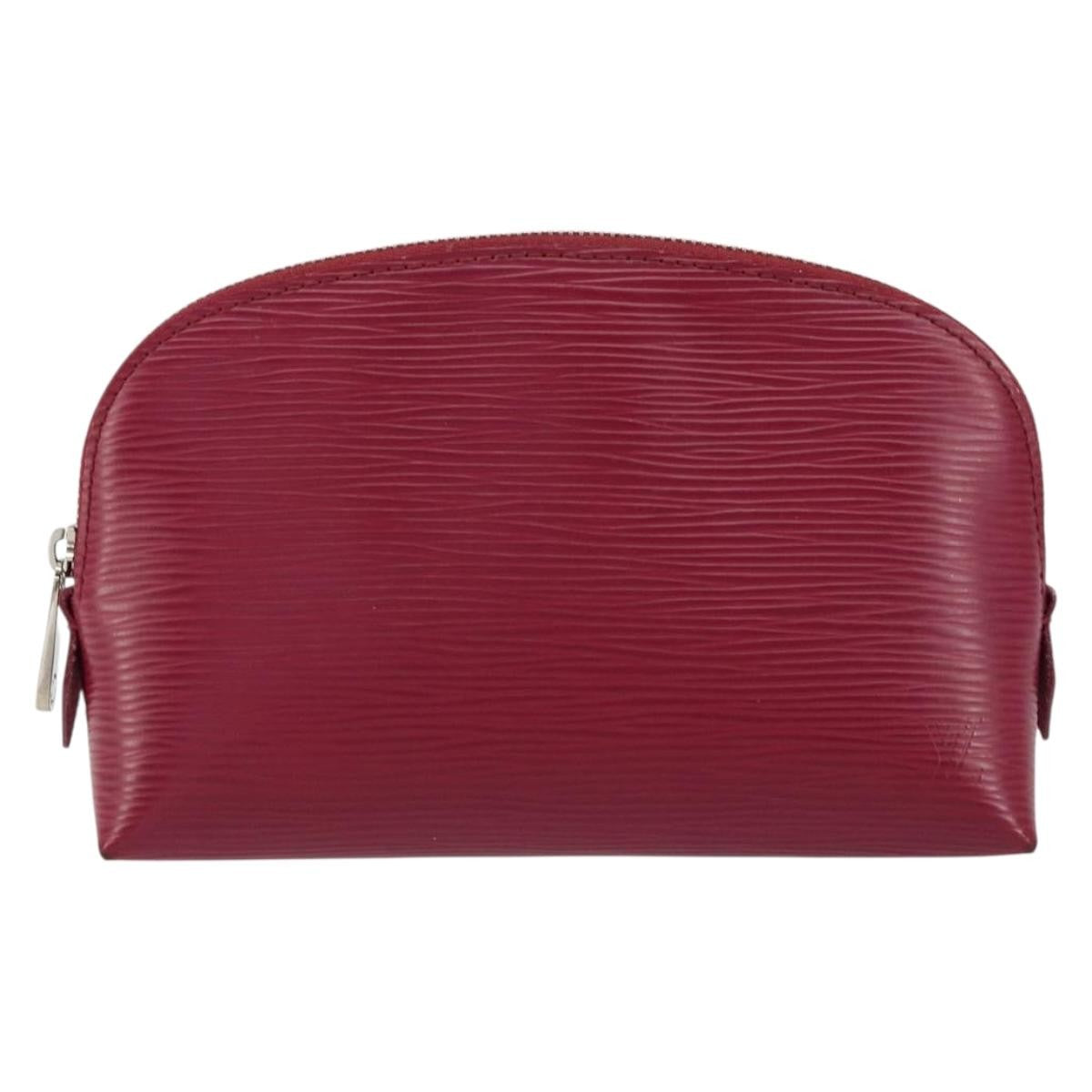 Louis Vuitton Cosmetic Pouch Epi Leather, PINK, LEATHER, Clutche & pouche