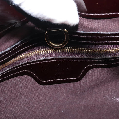 Louis Vuitton Wilshire Handbag Monogram Vernis, PURPLE, PATENT_LEATHER, Tote bag