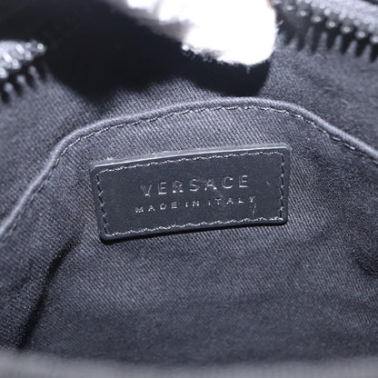 Versace Vintage Shoulder Bag Nylon, Navy, Nylon, Shoulder Bag