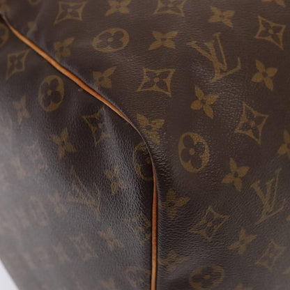 Louis Vuitton Keepall Bag Monogram Canvas, BROWN, CANVAS, Travel bag
