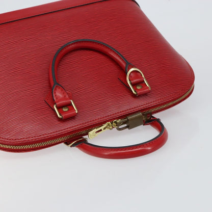Louis Vuitton Alma Handbag Epi Leather, RED, LEATHER, Handbag