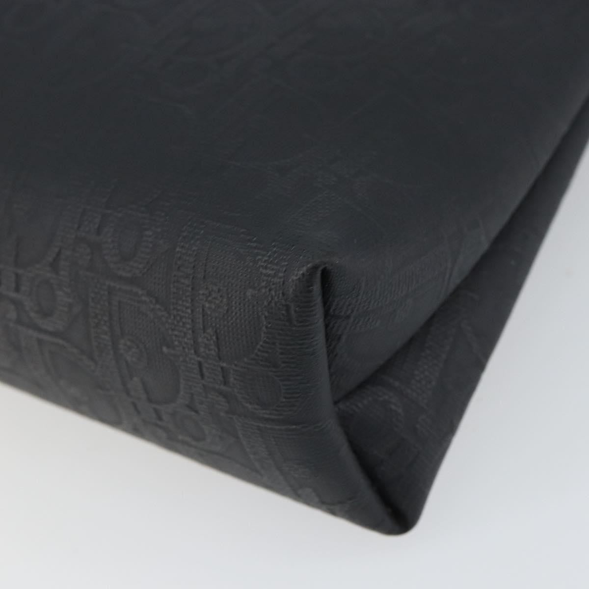 Christian Dior Trotter pouch Canvas, Black, Canvas, Clutch