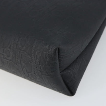 Christian Dior Trotter pouch Canvas, Black, Canvas, Clutch