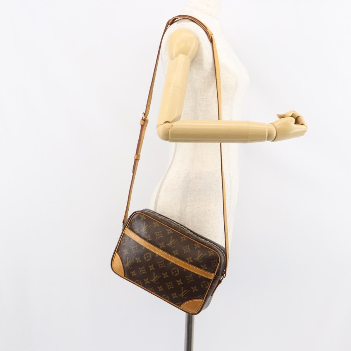 Louis Vuitton Trocadero Handbag Monogram Canvas, BROWN, CANVAS, Shoulder bag