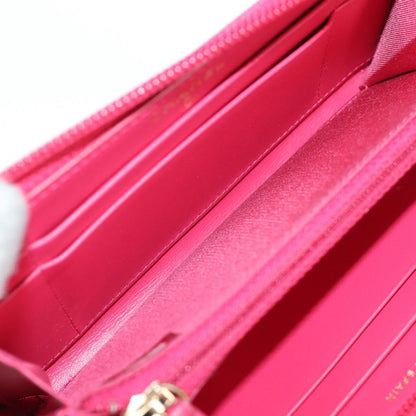 Chanel Compact Boy Wallet Caviar, PINK, LEATHER, Wallets