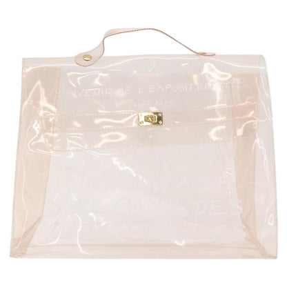 Hermes Kelly Souvenir Bag Vinyl, Clear, Plastic, Handbag