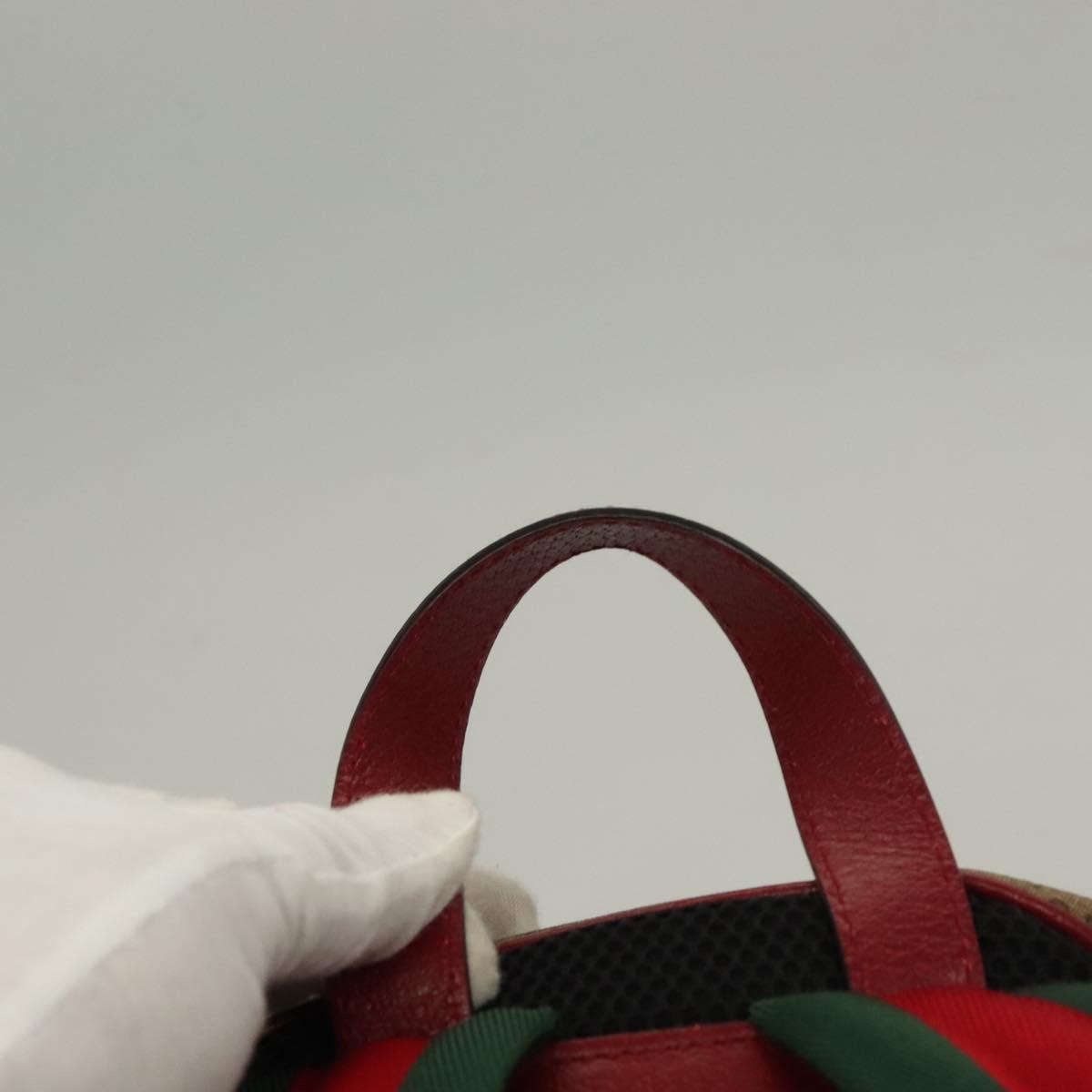 Gucci Doraemon Zip Backpack Printed Mini GG Coated Canvas, BEIGE, CANVAS, Backpack