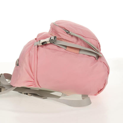 Prada Double Buckle Backpack Tessuto, Pink, Nylon, Backpack