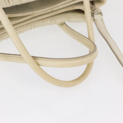Miu Miu Vintage Tote bag Leather, BEIGE, LEATHER, Tote bag