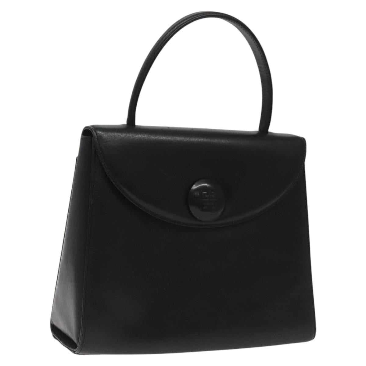 Givenchy Vintage 4G handbag Leather, BLACK, LEATHER, Handbag