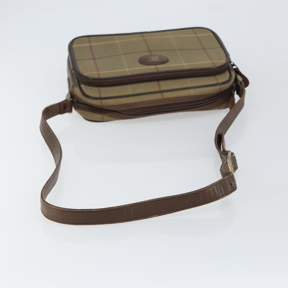 Burberry Nova check Shoulder bag Canvas, BEIGE, CANVAS, Shoulder bag