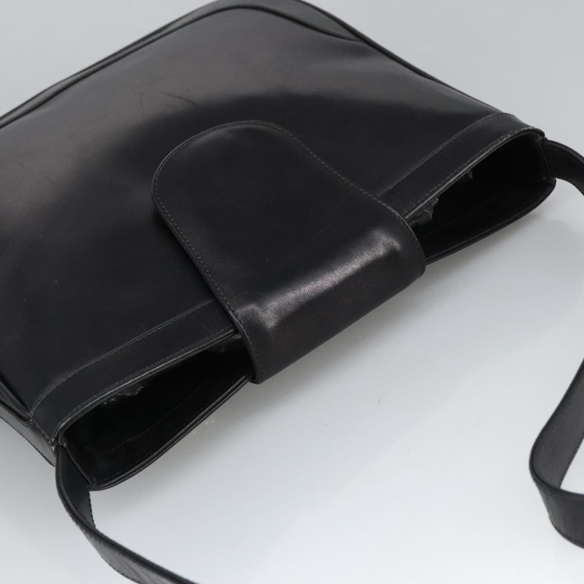 Gucci Vintage Shoulder Bag Leather, BLACK, LEATHER, Shoulder bag