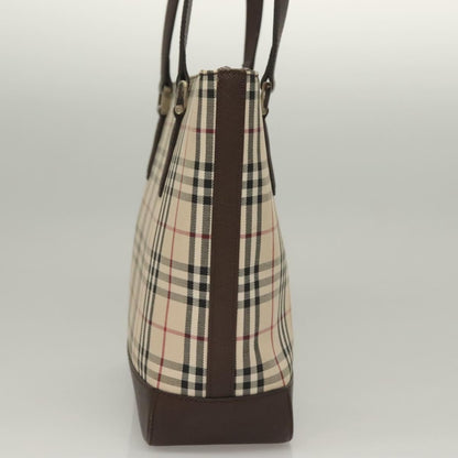 Burberry Nova Check Tote canvas check pattern, BEIGE, CANVAS, Tote bag