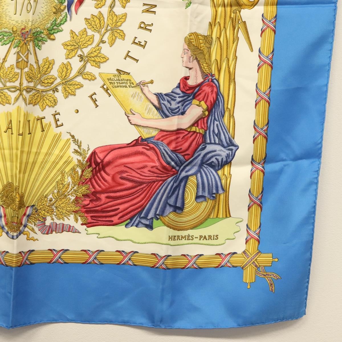 Hermes Carré 90 Silk multicolor, WHITE, SILK, Scarve & shawl