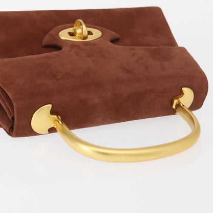 Givenchy Vintage Handbag Suede, BROWN, SUEDE, Handbag