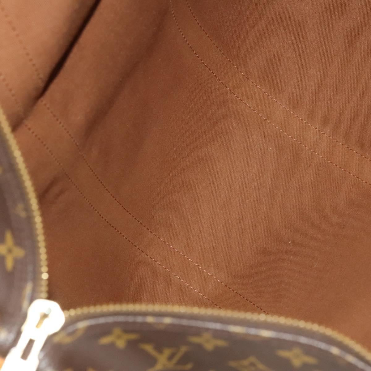 Louis Vuitton Keepall Bandouliere Bag Monogram Canvas, BROWN, CANVAS, Travel bag