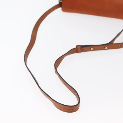 Chloe Faye Shoulder Bag Leather and Suede, BROWN, SUEDE, Shoulder bag