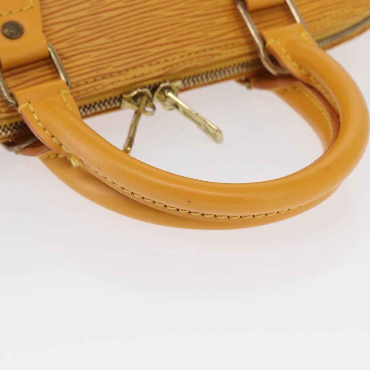 Louis Vuitton Alma Handbag Epi Leather, YELLOW, LEATHER, Handbag