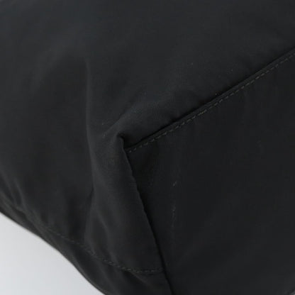 Prada Vintage Zip Tote Tessuto, Black, Nylon, Tote Bag