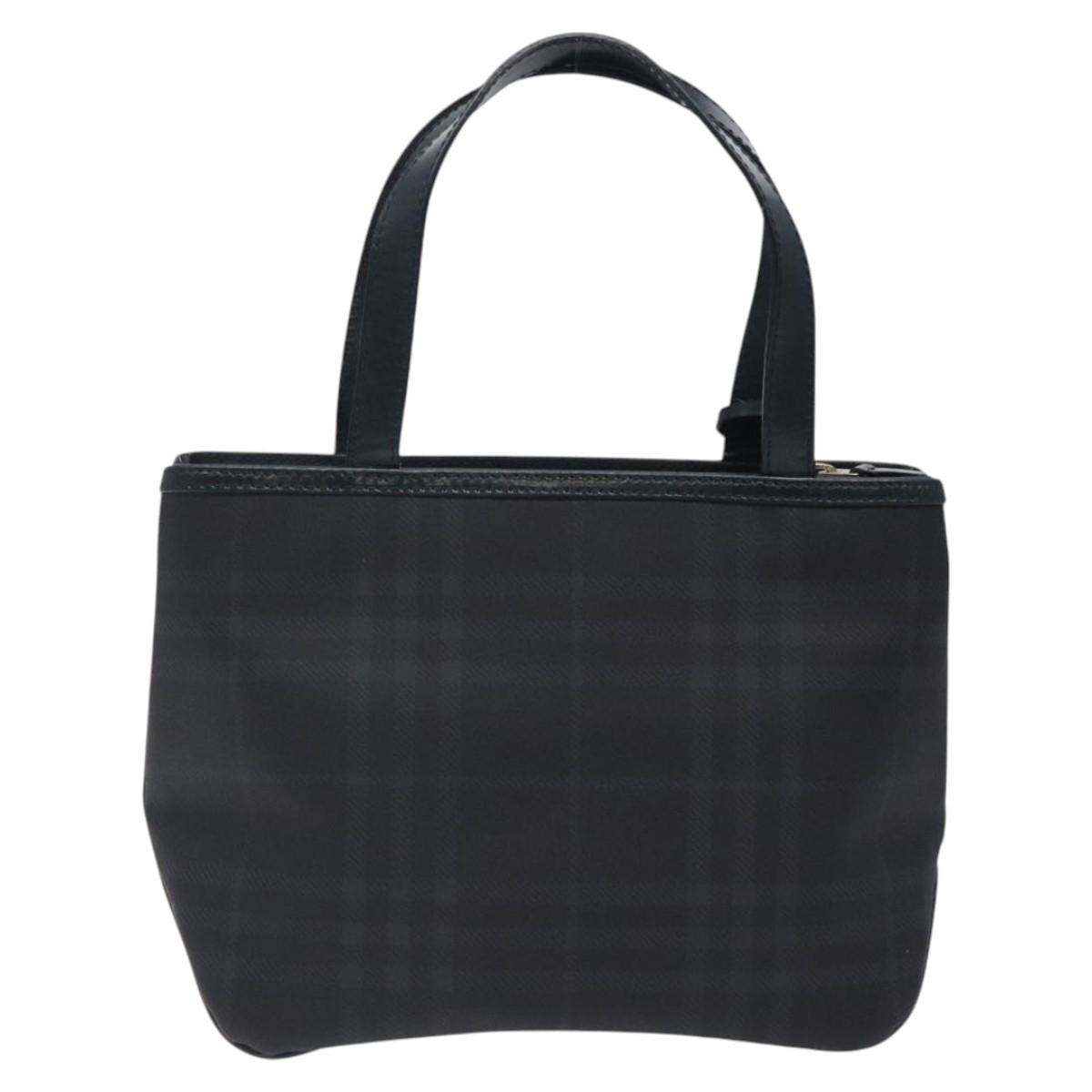 Burberry Nova Handbag Canvas, NAVY, PVC, Handbag