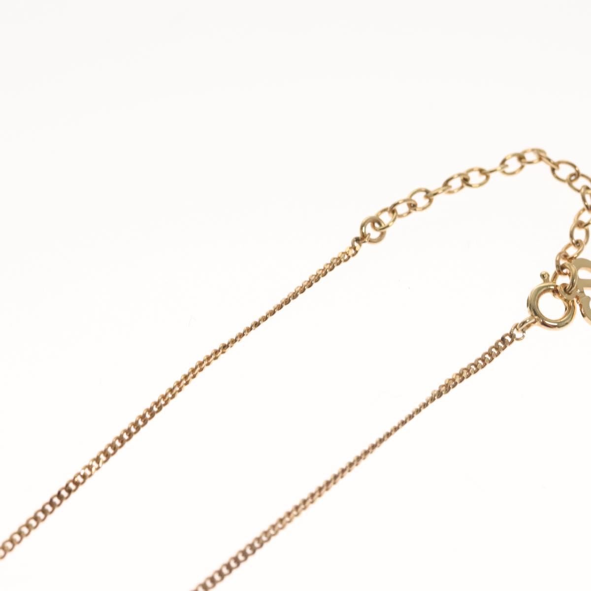 Christian Dior CD Pendant Necklace Gold-plated, GOLD, METAL, Necklace