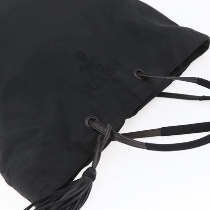 Prada Vintage Tote Nylon, BLACK, NYLON, Tote bag
