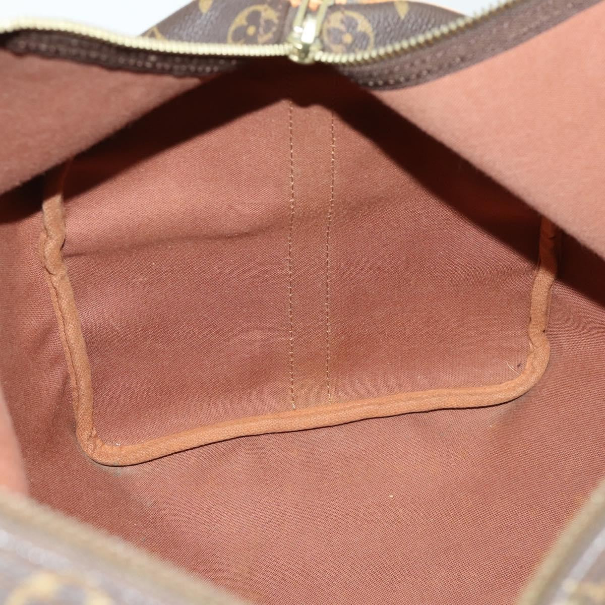 Louis Vuitton Keepall Bandouliere Bag Monogram Canvas, BROWN, CANVAS, Travel bag