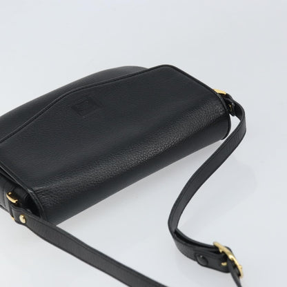 Burberry Flap Shoulder Bag Leather, BLACK, LEATHER, Shoulder bag