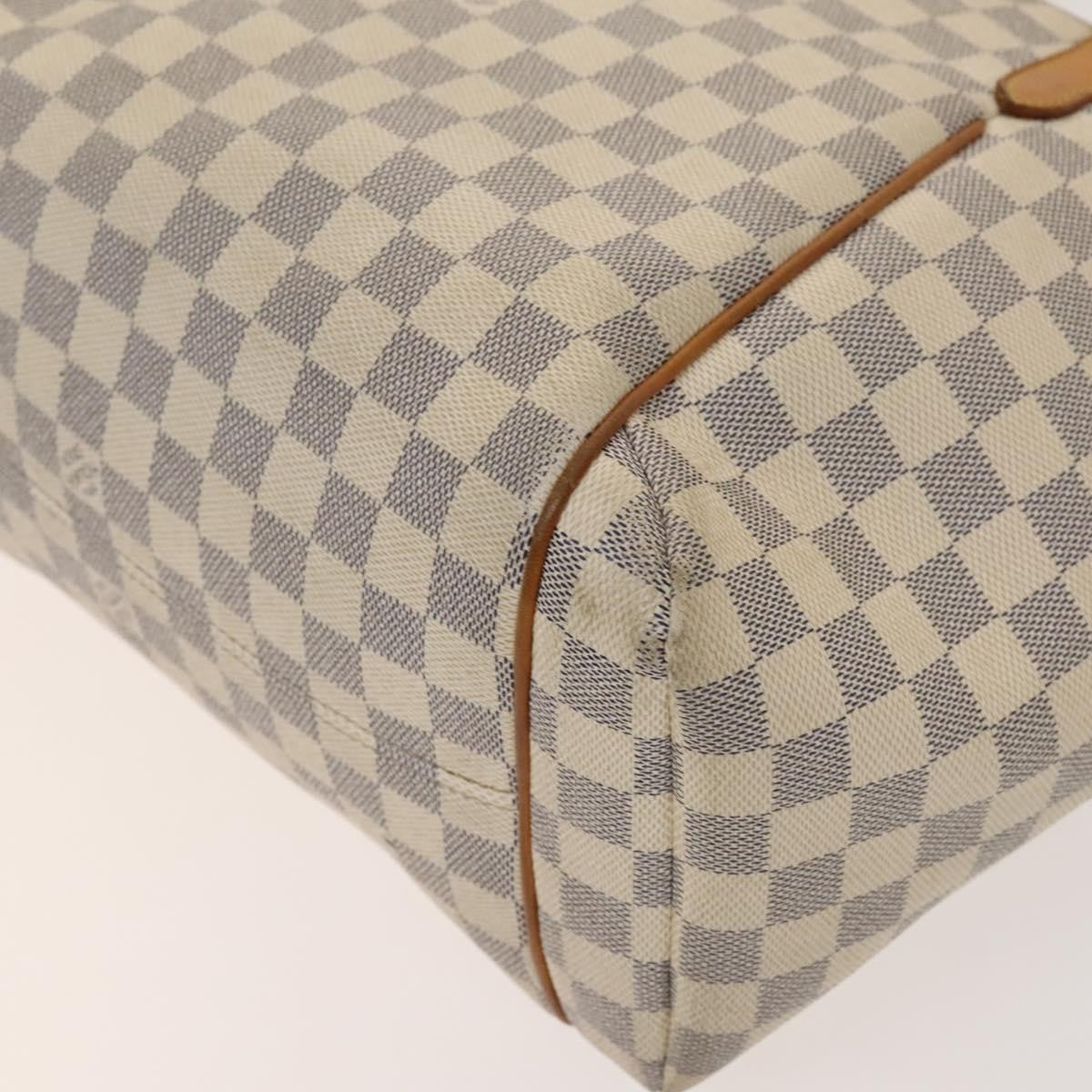 Louis Vuitton Totally Handbag Damier azur, WHITE, CANVAS, Tote bag