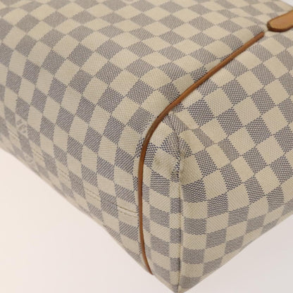 Louis Vuitton Totally Handbag Damier azur, WHITE, CANVAS, Tote bag