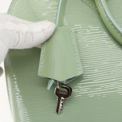 Louis Vuitton Alma Handbag Monogram Vernis, GREEN, PATENT_LEATHER, Handbag