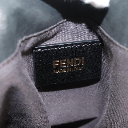 Fendi Vintage Convertible Tote Leather, BLACK, LEATHER, Tote bag