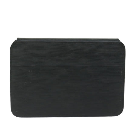 Louis Vuitton iPad Case Epi Leather, BLACK, LEATHER, Tech accessory