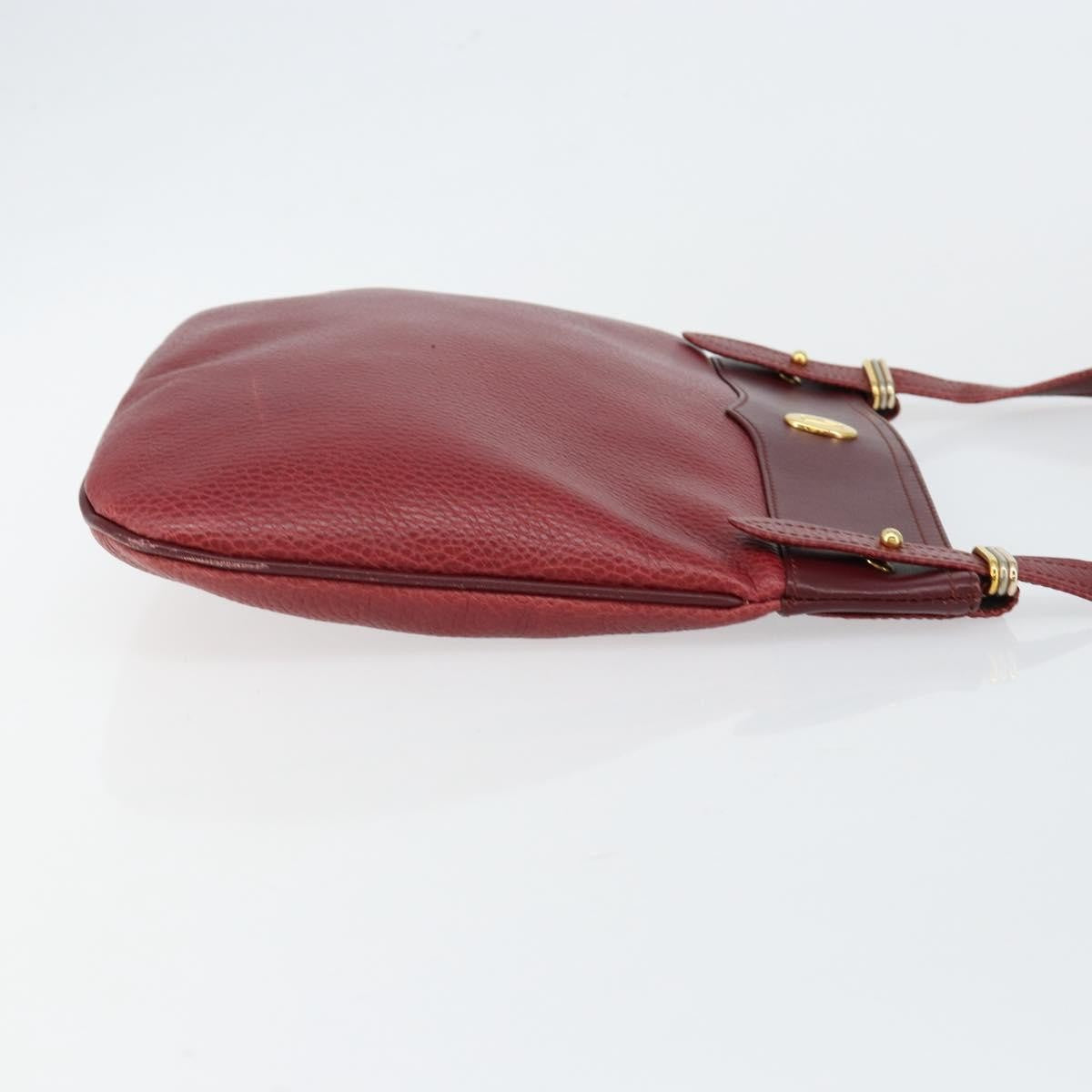 cartier Must de Cartier Shoulder Bag Leather, BURGUNDY, LEATHER, Shoulder bag