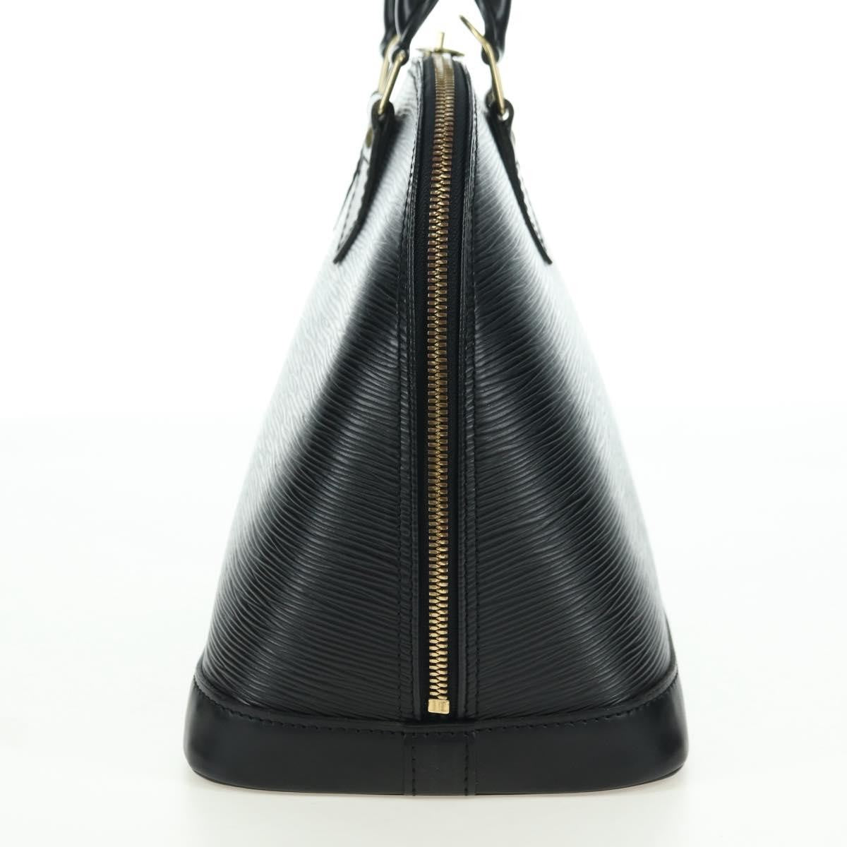 Louis Vuitton Alma Handbag Epi Leather, Black, Leather, Handbag