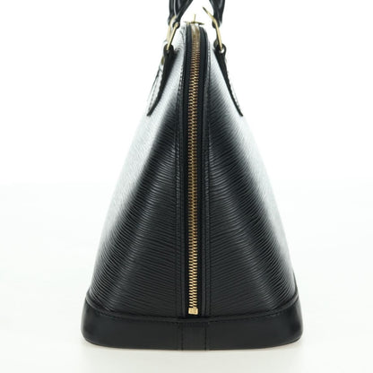 Louis Vuitton Alma Handbag Epi Leather, Black, Leather, Handbag