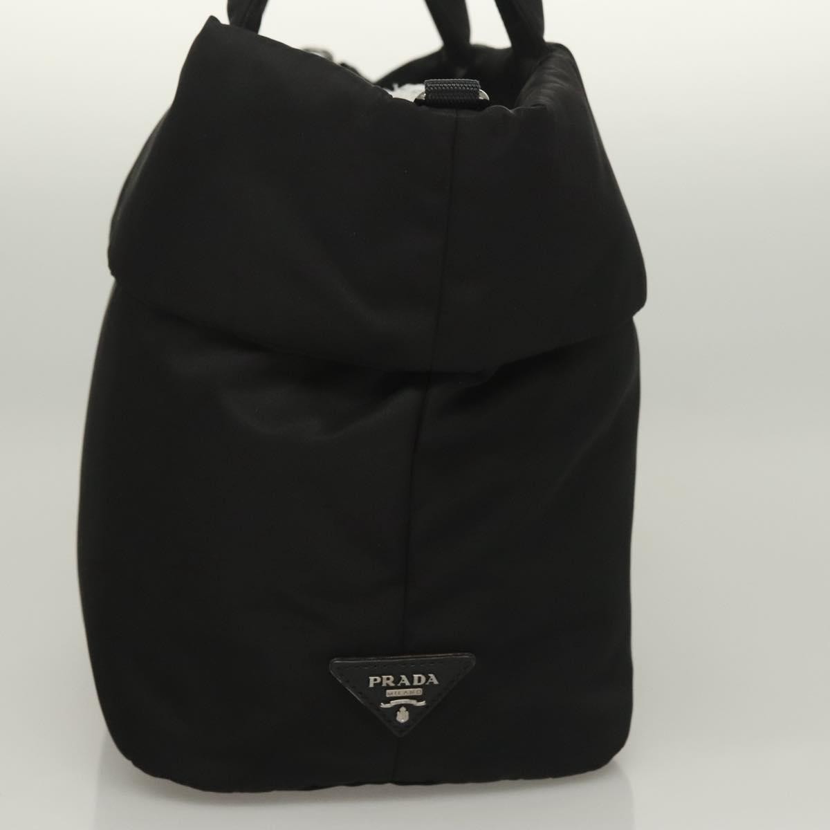 Prada Convertible Double Tote Tessuto, BLACK, NYLON, Handbag