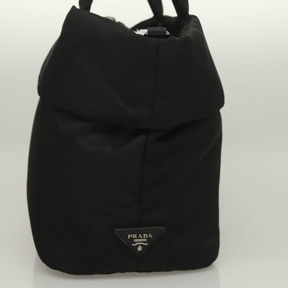 Prada Convertible Double Tote Tessuto, BLACK, NYLON, Handbag