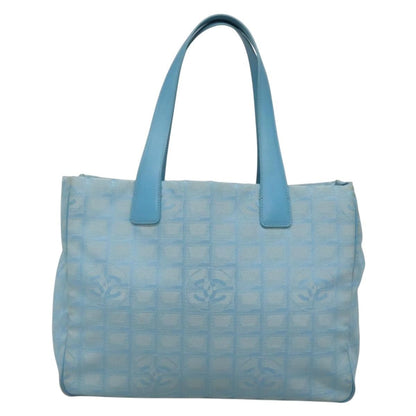 Chanel Travel Line Tote Nylon, BLUE, NYLON, Tote bag