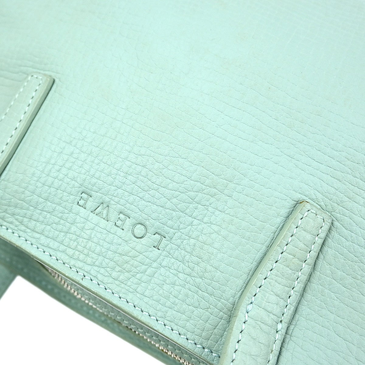 Loewe Vintage Handbag Leather, BLUE, LEATHER, Handbag
