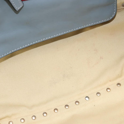 Valentino Garavani Rockstud Tote Soft Leather, BLUE, LEATHER, Tote bag