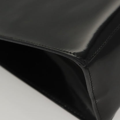 Salvatore Ferragamo Shopper Tote Patent Leather, BLACK, PATENT_LEATHER, Tote bag