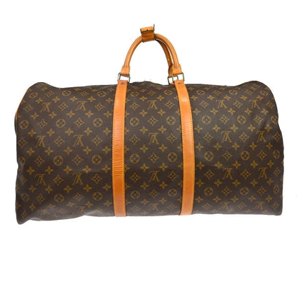 Louis Vuitton Keepall Bandouliere Bag Monogram Canvas, Brown, Canvas, Travel Bag