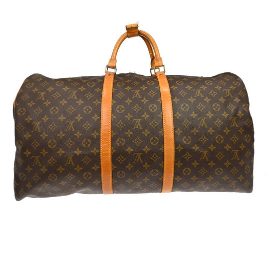 Louis Vuitton Keepall Bandouliere Bag Monogram Canvas, Brown, Canvas, Travel Bag