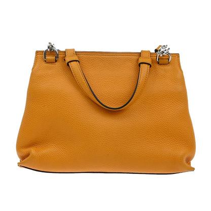 Gucci Bamboo Daily Top Handle Bag Leather, Orange, Leather, Handbag