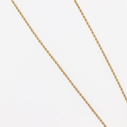 Christian Dior Vintage CD Heart Pendant Necklace Metal with Crystals, GOLD, METAL, Necklace