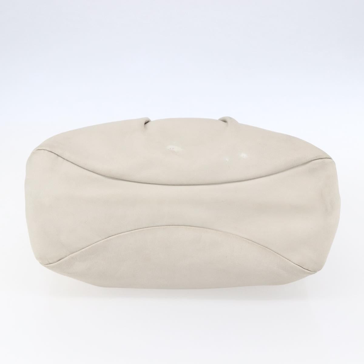 Salvatore Ferragamo Vala Handbag Leather, ECRU, LEATHER, Handbag