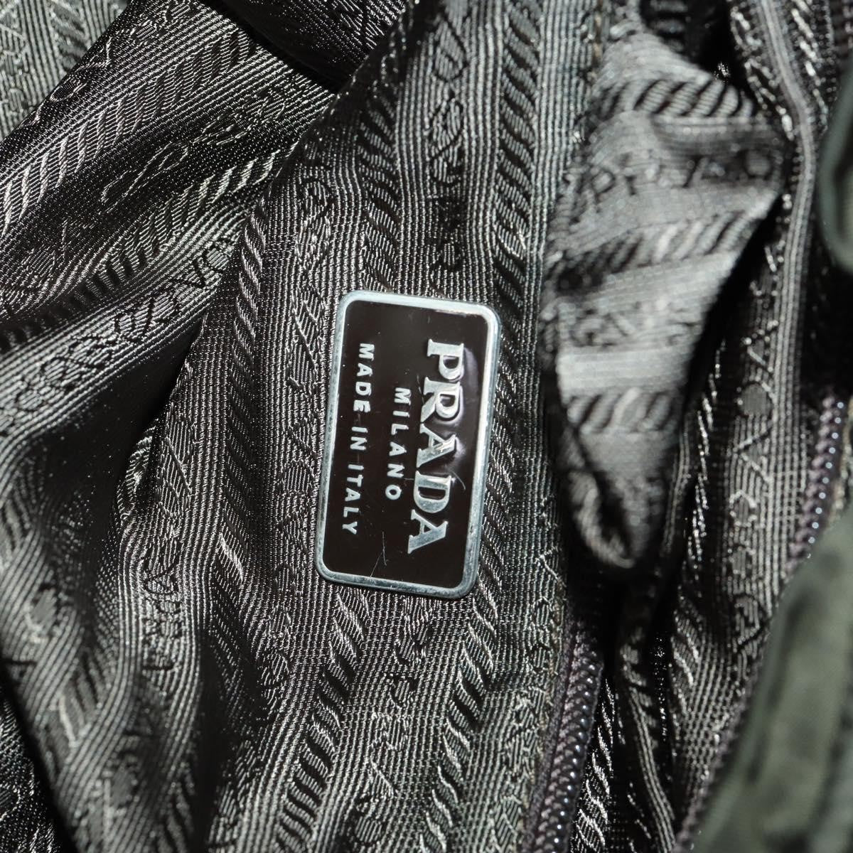 Prada Double Front Pocket Backpack Tessuto, KHAKI, NYLON, Backpack