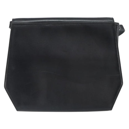 Salvatore Ferragamo Vintage Shoulder Bag Leather, BLACK, LEATHER, Shoulder bag