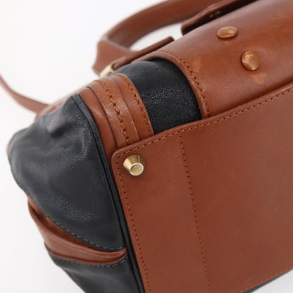 Chloe Alice Satchel Leather, BROWN, LEATHER, Handbag